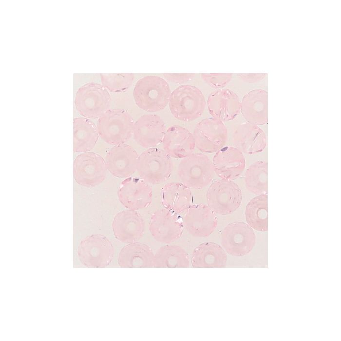Glasschliffperle Briolette light rose 4 mm Lochgröße 1 mm 35 St 5073-04154 4016490580515  