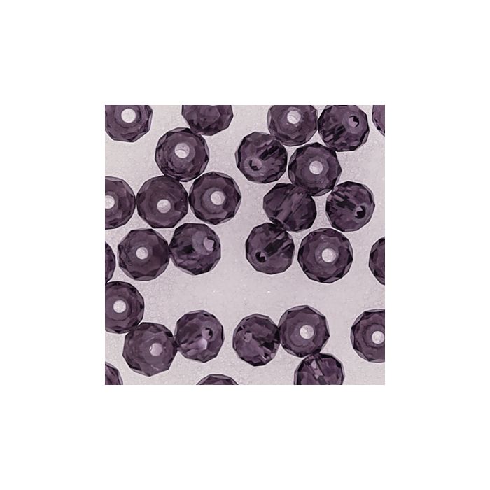 Glasschliffperle Briolette tanzanite 4 mm Lochgröße 1 mm 35 St 5073-04884 4016490580447  