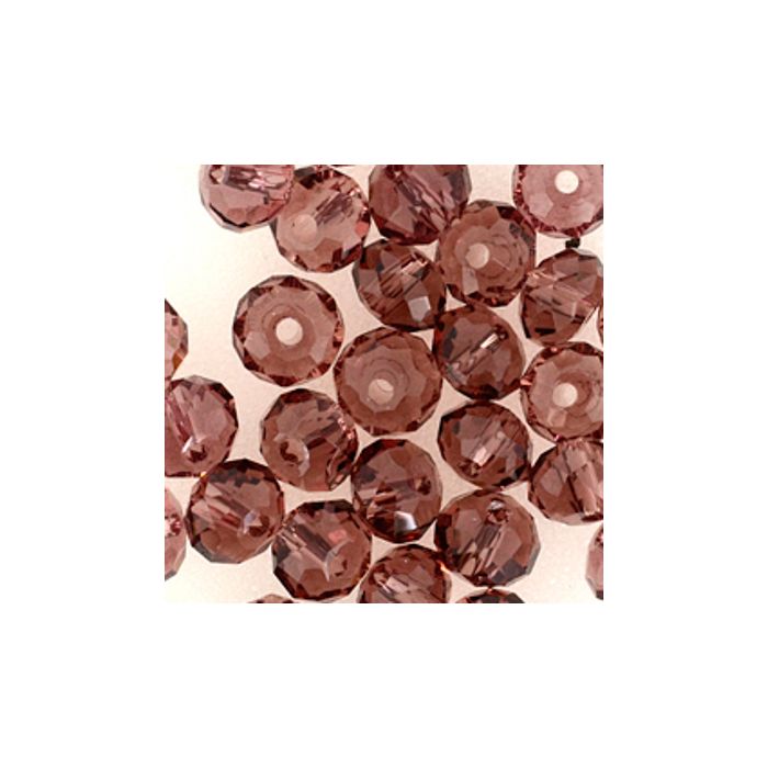 Glasschliffperle Briolette amethyst 6 mm Lochgröße 1,2 mm 30 St 5073-06164 4016490580836  