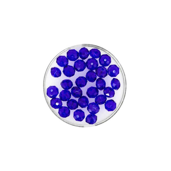 Glasschliffperle Briolette safir 6 mm Lochgröße 1,2 mm 30 St 5073-06174 4016490616702  