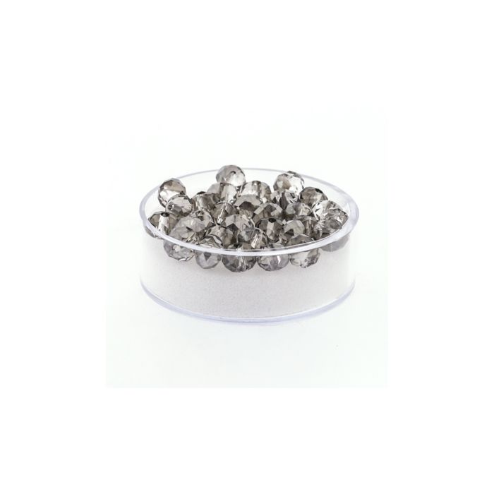 Glasschliffperle Briolette black diamond 6 mm Lochgröße 1,2 mm Briolette, Bild 1 von 3