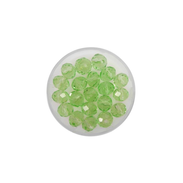 Glasschliffperle Briolette peridot 8 mm Lochgröße 1,2 mm 20 St 5073-08034 4016490561903  