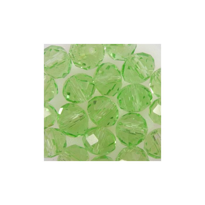 Glasschliffperle Briolette peridot 8 mm Lochgröße 1,2 mm 20 St 5073-08034 4016490561903  