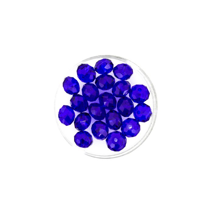 Glasschliffperle Briolette safir 8 mm Lochgröße 1,2 mm 20 St 5073-08174 4016490616788  