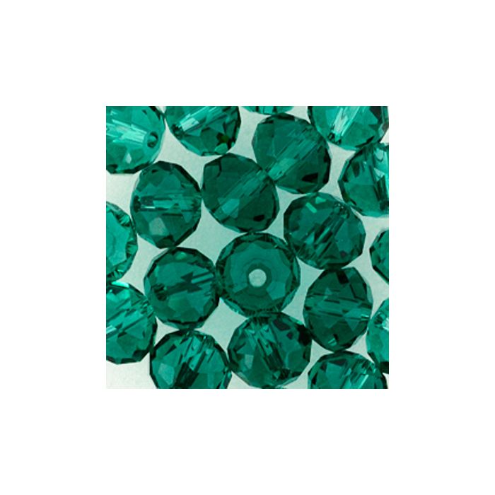 Glasschliffperle Briolette emerald 8 mm Lochgröße 1,2 mm 20 St 5073-08194 4016490561927  