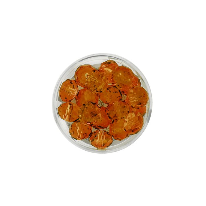 Glasschliffperle Briolette braun 10 mm Lochgröße 1,5 mm Briolette, Bild 1 von 2