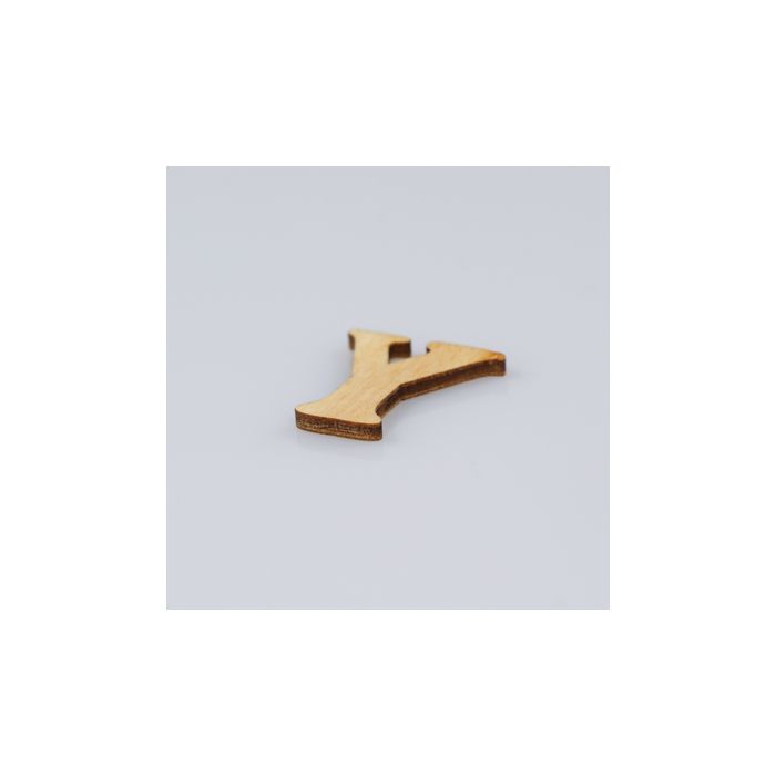 Holzbuchstaben Y flach natur 25 mm 10St 5115-250Y1 4016490010746  