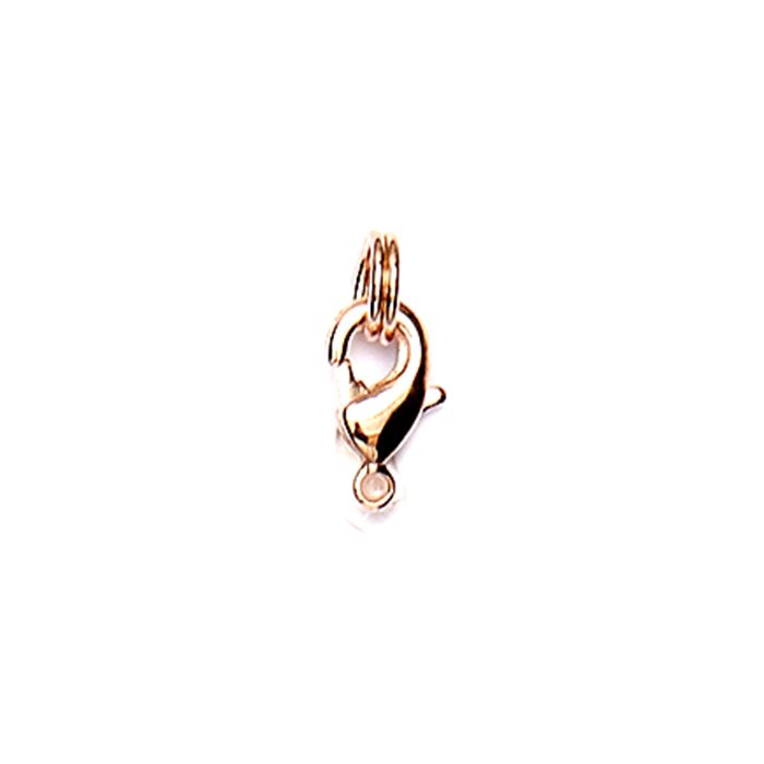Karab.m.Spaltring rosegoldfb. 10 mm 50St 5140-07761 4016490733300  