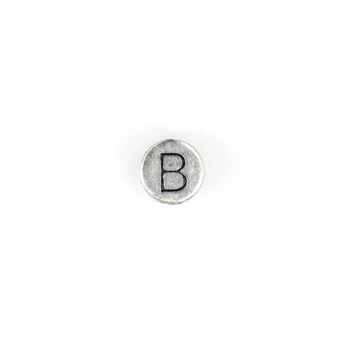Metallperle Buchstabe B altplatinfb. 7 mm 5284-070B1 4016490865407  