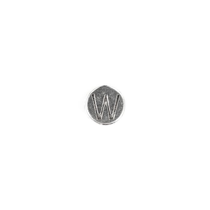 Metallperle Buchstabe W altplatinfb. 7 mm 5284-070W1 4016490865612  