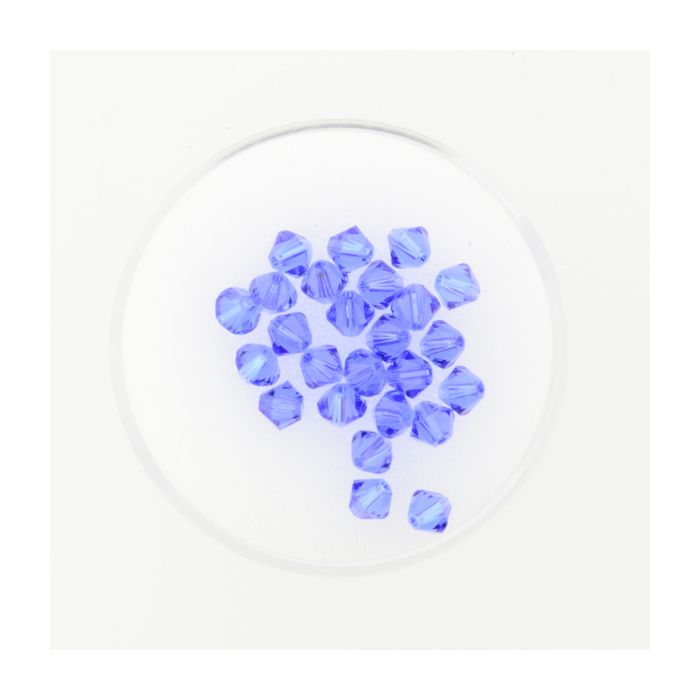 Swarovski Glasschliffp. safir 4 mm Lochgröße 0,8 mm 25 St 5301-04174 4016490103004  