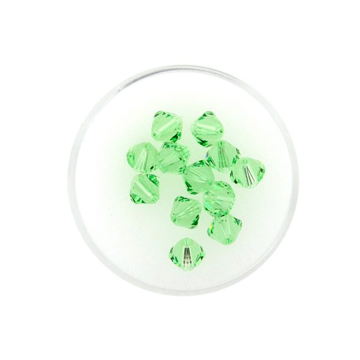 Swarovski Glasschliffp. peridot 6 mm Lochgröße 1 mm