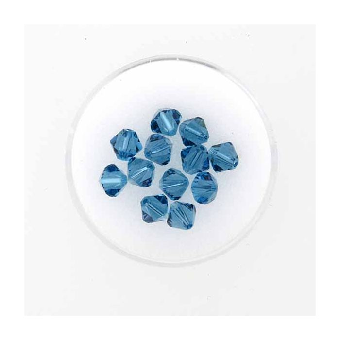 Swarovski Glasschliffp. indicolite 6 mm Lochgröße 1 mm