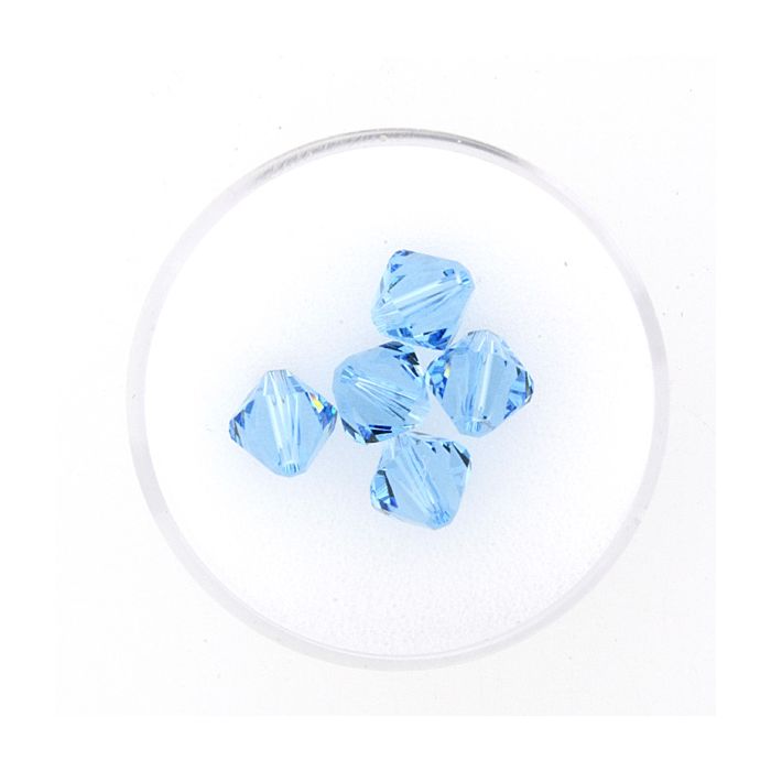 Swarovski Glasschliffp. aqua 8 mm Lochgröße 1,2 mm 5 St 5301-08184 4016490272656  