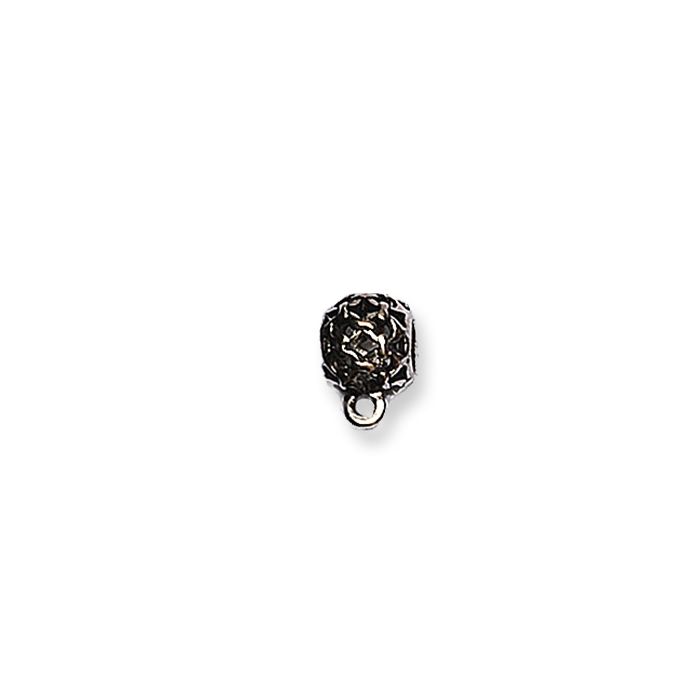 Metallperle altsilber 6,8x8,2 mm Lochgröße 3 mm 30St 5314-09831 4016490733751  