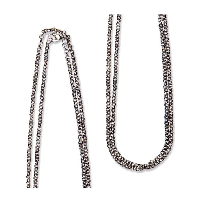 Metallkette platin 77x3,5 mm 77 cm 1 St 5321-01017 4016490733867  