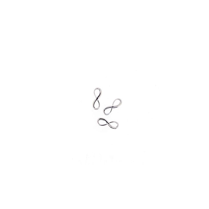 Metallzwischenteil Infinity platin 23 mm, Bild 1 von 4