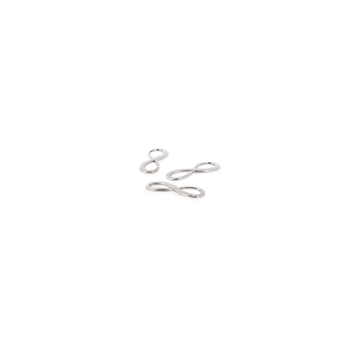 Metallzwischenteil Infinity platin 23 mm, Bild 2 von 4