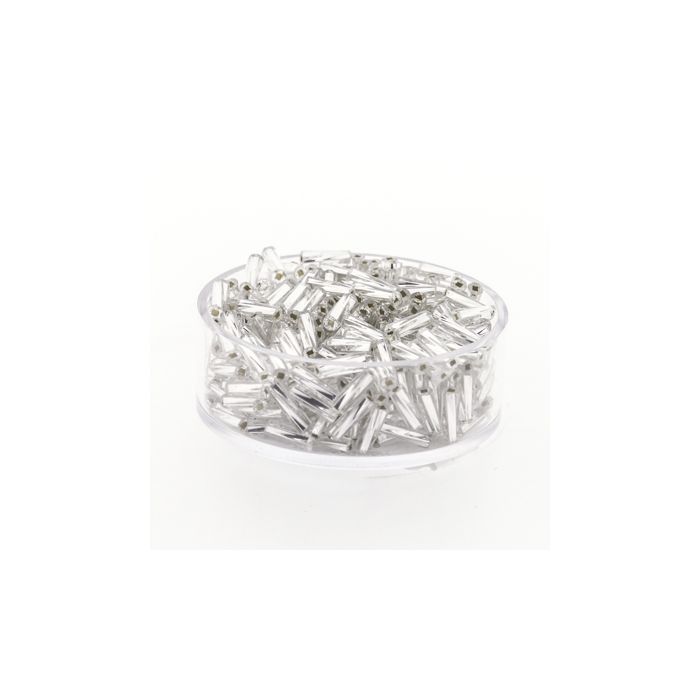 Glasstifte twisted silberfb. 6 mm, Bild 1 von 3
