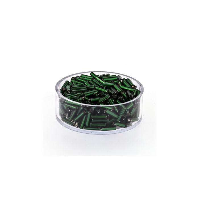 Glasstifte dunkelgrün silbereinzug 6 mm 5651-064 4016490063704  