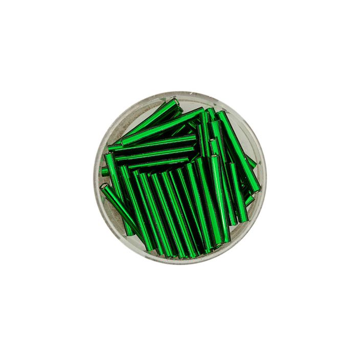 Glasstifte dunkelgrün silbereinzug 19 mm 5651-194 4016490608226  
