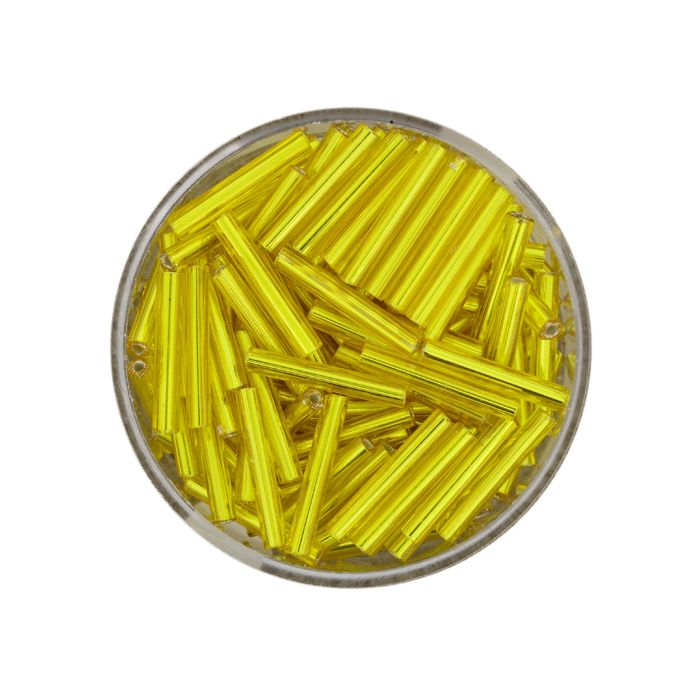 Glasstifte gelb silbereinzug 15 mm 5657-154 4016490149439  
