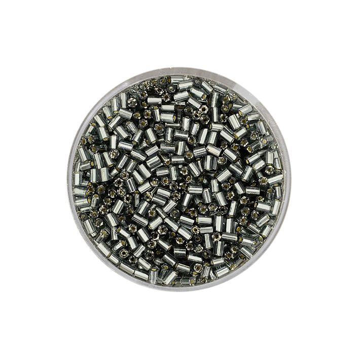 Glasstifte grau silbereinzug 2 mm 5684-02 4016490079644  