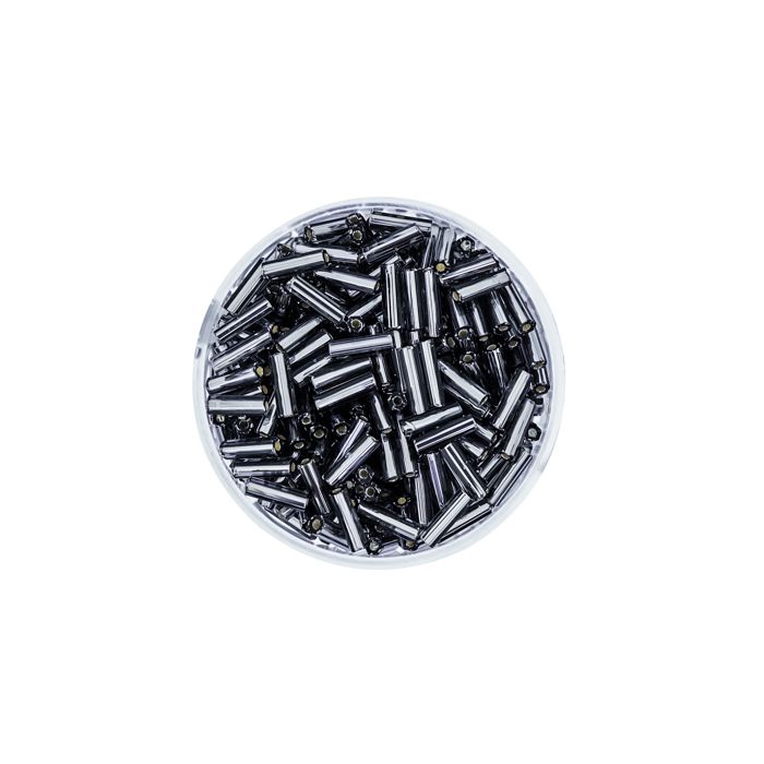 Glasstifte grau silbereinzug 6 mm 5684-064 4016490082651  