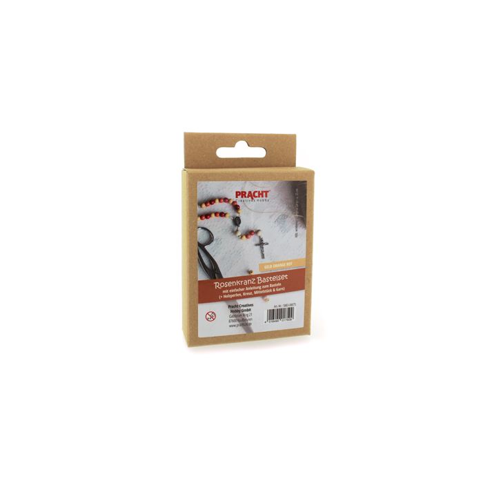Bastelset Rosenkranz gelb-orange-rot ton, Bild 1 von 2
