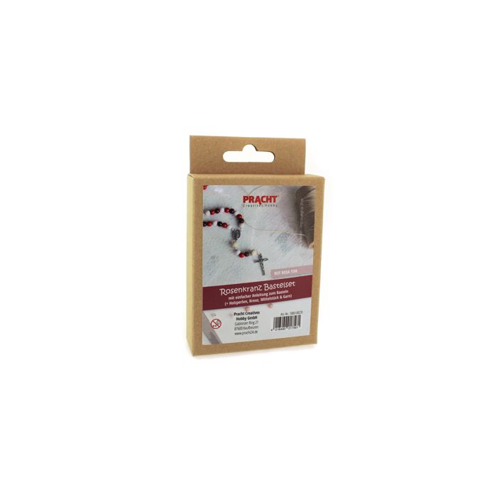 Bastelset Rosenkranz rot-rosa ton, Bild 1 von 2