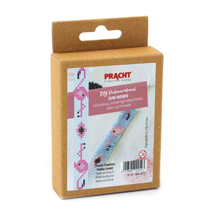 Bastelset Perlenarmband Miyuki aqua,rosa,schwarz ca.170x16 mm 5884-00101 4016490022503  