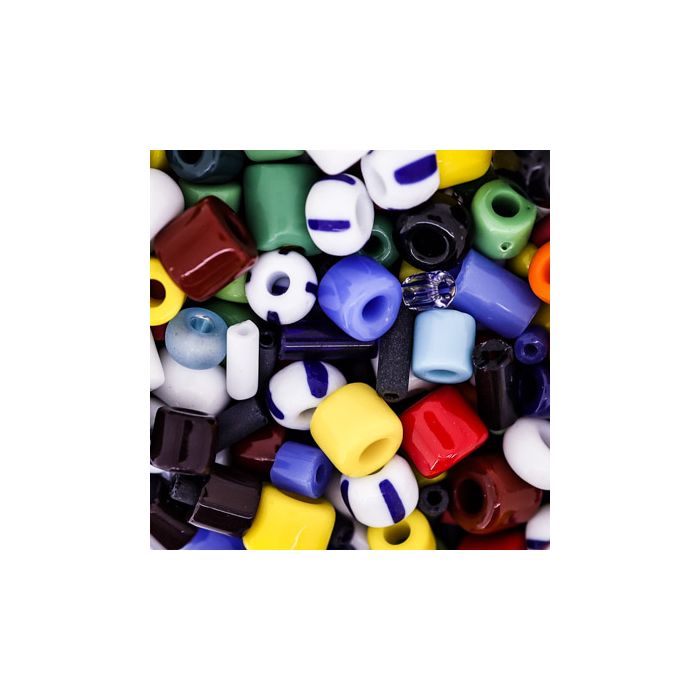 Glasperlenmix in Dose mit Schraubdeckel bunt 1St = 200gr 5St 5894-03501 4016490826460  