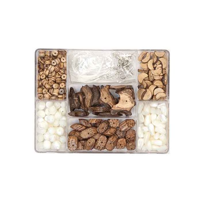 Perlenbox 7-Fächer Naturperlen 1 Box = ca. 99gr 1 Dose