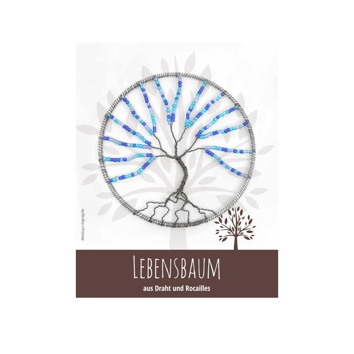 Bastelset Lebensbaum blau ton 15 cm 1 St 5951-15175 4016490603375  
