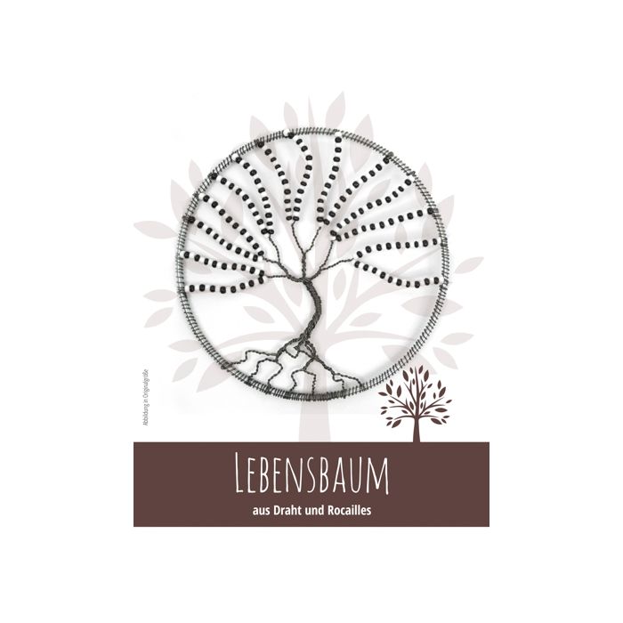 Bastelset Lebensbaum schwarz-weiß 15 cm, Bild 2 von 2