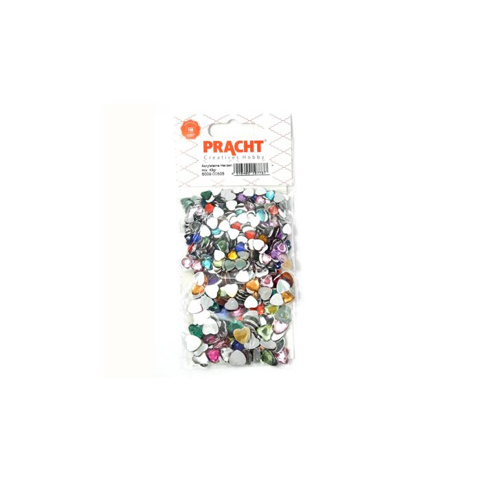 Acrylsteine Herzen mix