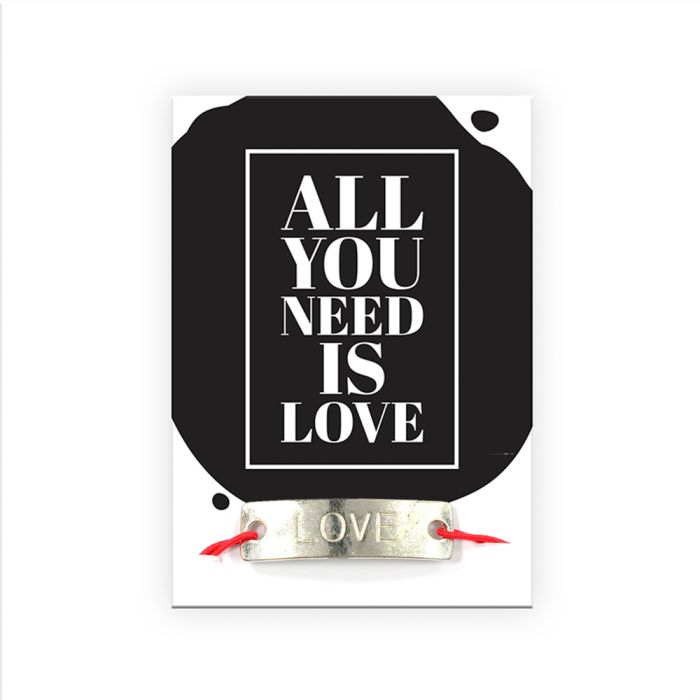 Fertiges Armband All you need is Love, Bild 1 von 2
