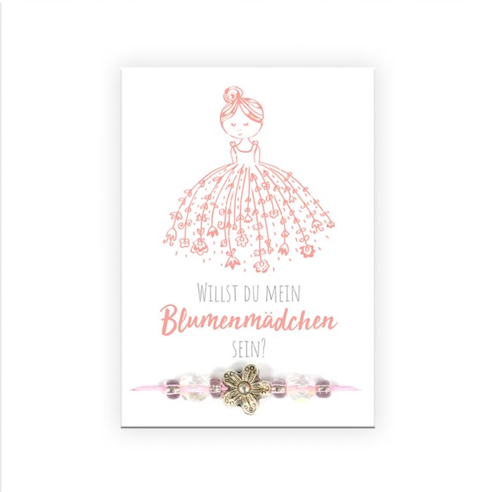 fertiges Armband Blumenmädchen 1 Set 6014-08095 4016490896623  