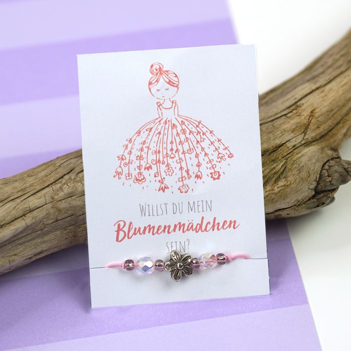 fertiges Armband Blumenmädchen 1 Set 6014-08095 4016490896623  