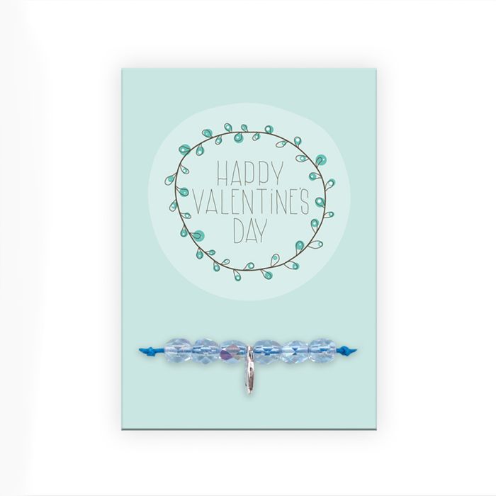 Fertiges Armband Happy Valentines Day, Bild 1 von 2