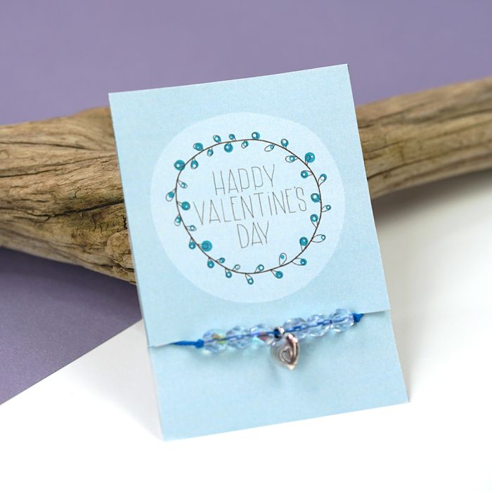 Fertiges Armband Happy Valentines Day, Bild 2 von 2