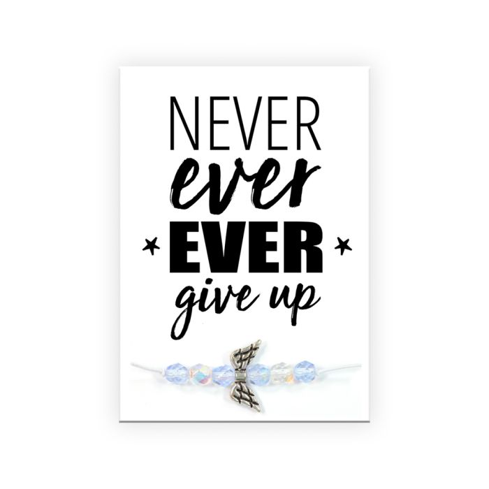 fertiges Armband Never give up 1 Set 6014-08305 4016490896524  