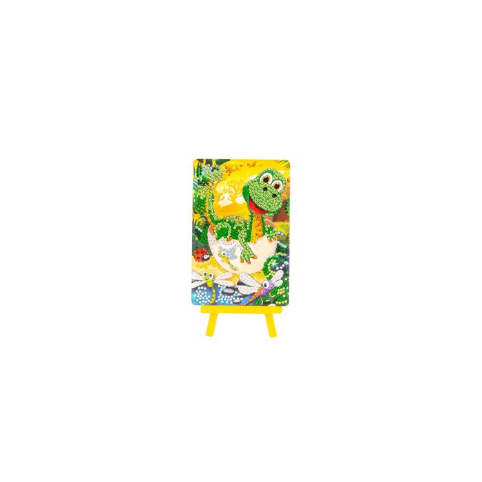 Diamond Painting Bild m.Aufsteller Dino 15x10 cm 6027-15061 4016490910459  