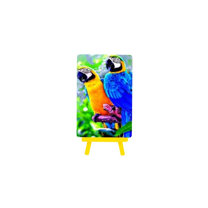 Diamond Painting Bild m.Aufsteller Papagei 15x20 cm 6027-20011 4016490910466  