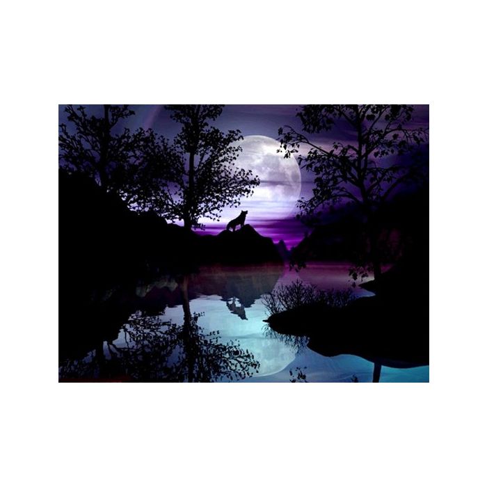 Diamond Painting Landschaft bei Nacht 50x40 cm 1 Stück, Bild 1 von 2