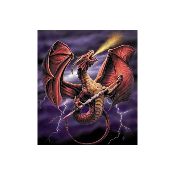 Diamond Painting Drache 50x40 cm 1 St