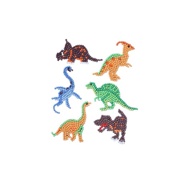 Diamond Painting Dinosaurier Sticker Aufkleber Kinder entspannen Diamant Basteln ca. 4,5 cm