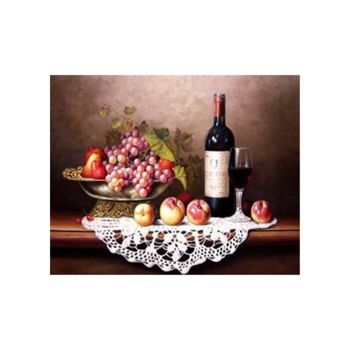 Diamond Painting Obstschale 40x30 cm 1 Stück