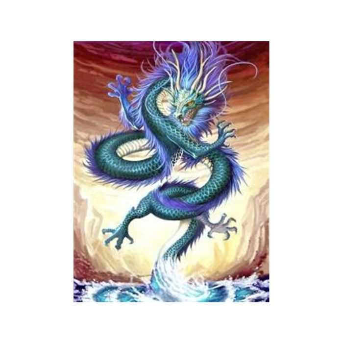 Diamond Painting Drache 40x30 cm 1 St