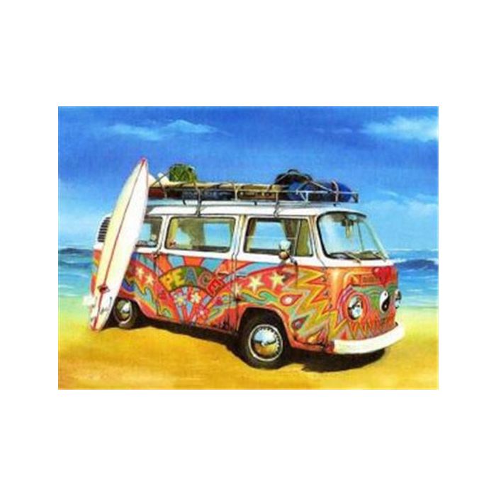 Diamond Painting Vanlife 40x30 cm 1 St